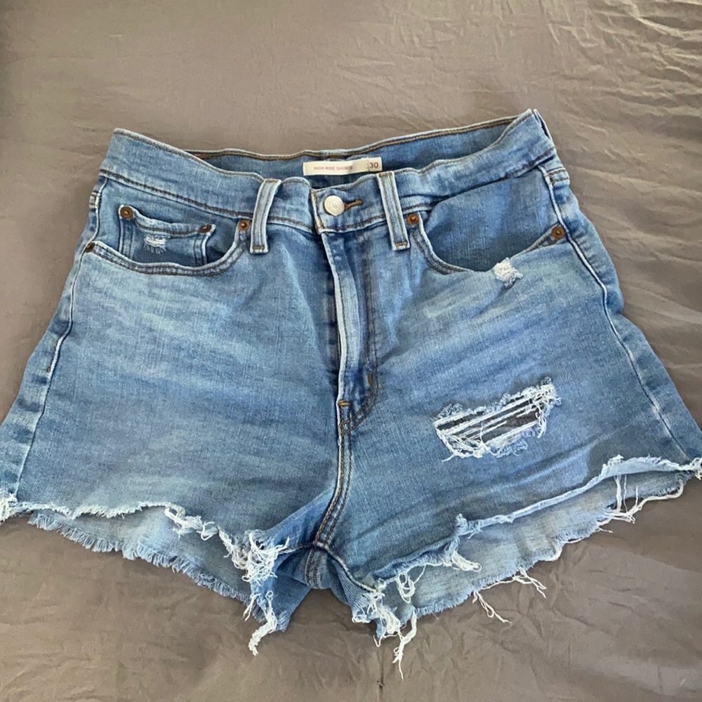 Levi’s High Rise Jean Shorts